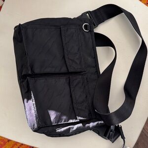 Athleta Black Nylon Crossbody Bag